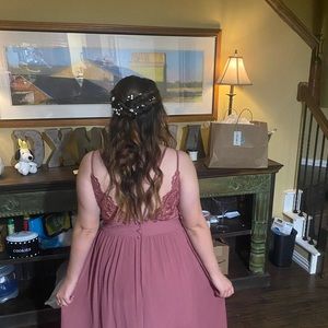 Dusty Rose Bridesmaid Dress